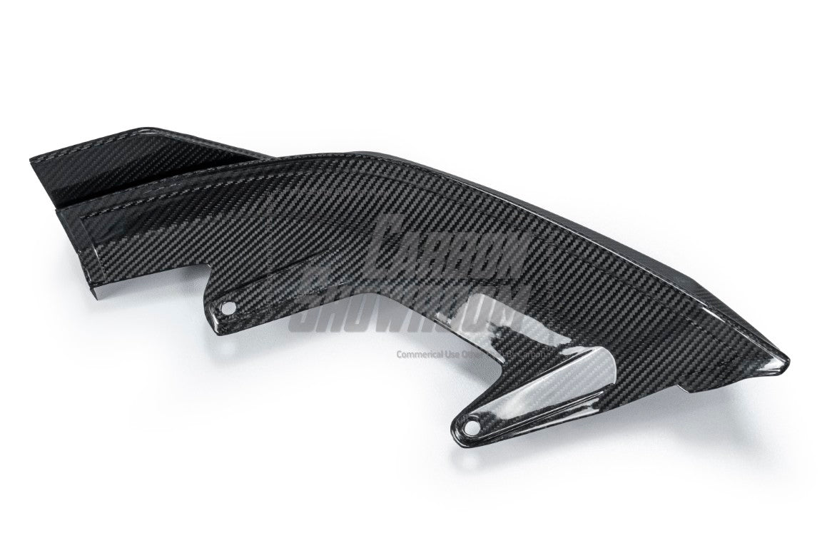 BMW 5 Series 530 540 (with M-package bumper, does not fit base model) & i5 e/x Drive40 (with M-package bumper, does not fit base model) M60 G60 G61 2024-ON with Aftermarket Parts - V1 Style Front Lip Pre-preg Carbon Fiber from TAKD Carbon