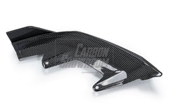 BMW 5 Series 530 540 (with M-package bumper, does not fit base model) & i5 e/x Drive40 (with M-package bumper, does not fit base model) M60 G60 G61 2024-ON with Aftermarket Parts - V1 Style Front Lip Pre-preg Carbon Fiber from TAKD Carbon