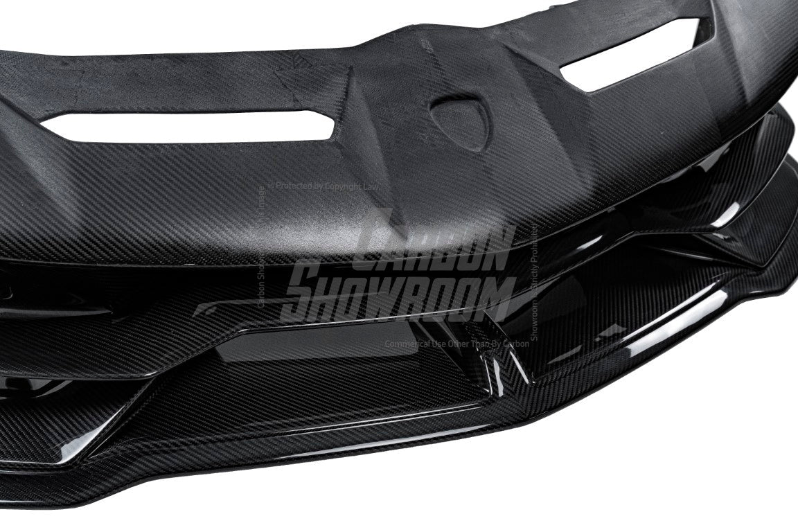 Aero Republic Lamborghini Aventador LP700 Upgrade SVJ Front Bumper Pre-preg Carbon Fiber - Performance SpeedShop