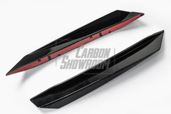 BMW 3 Series 330i (with M-package bumper, does not fit base model) M340i G20 G21 LCI 2023-ON with Aftermarket Parts - Front Canards ABS from VTEN