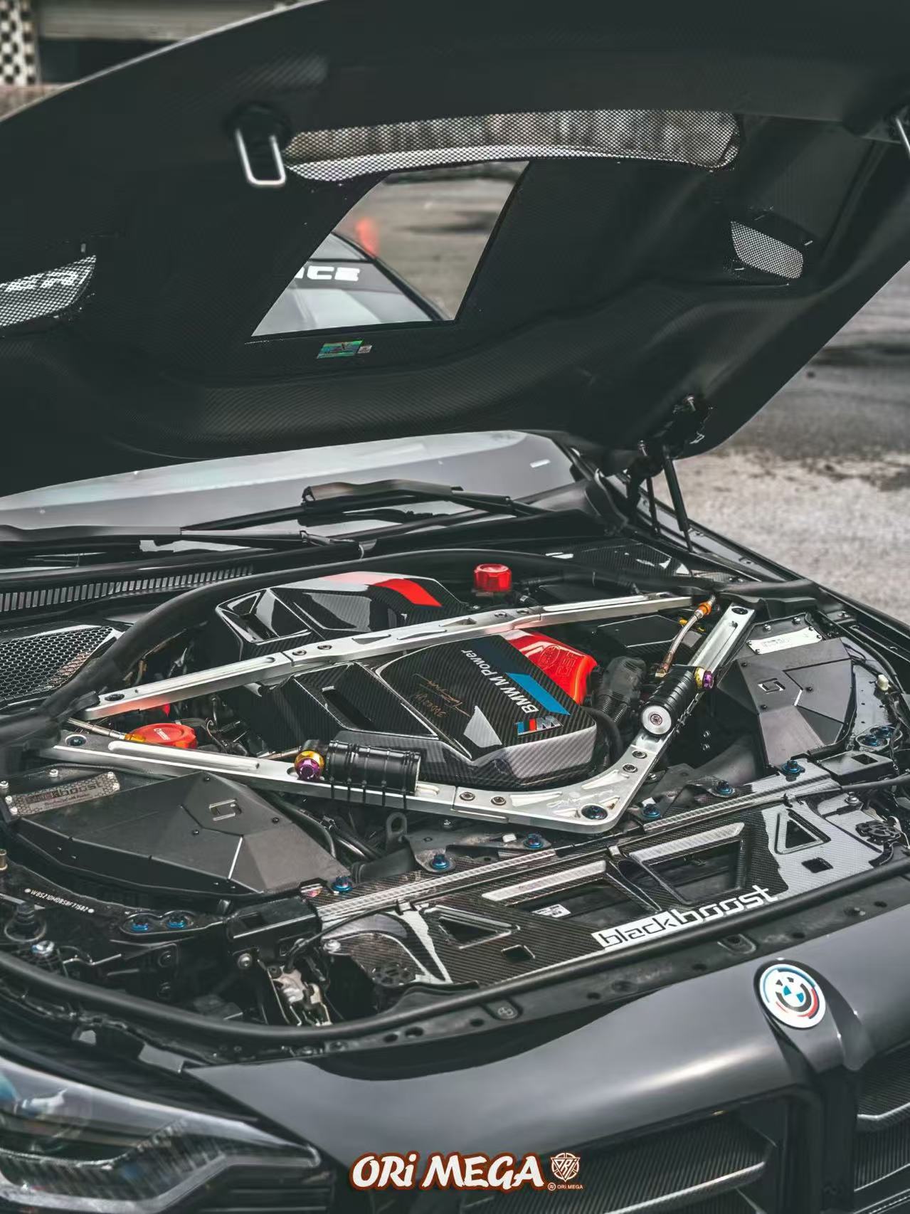 BMW M2 M2CS G87 2023-ON & 2 Series 230i M240i G42 2022-ON with Aftermarket Parts - ART Vented Transparent Glass V2 Style Hood Bonnet Double-sided Dry Pre-preg Carbon Fiber from ArmorExtend