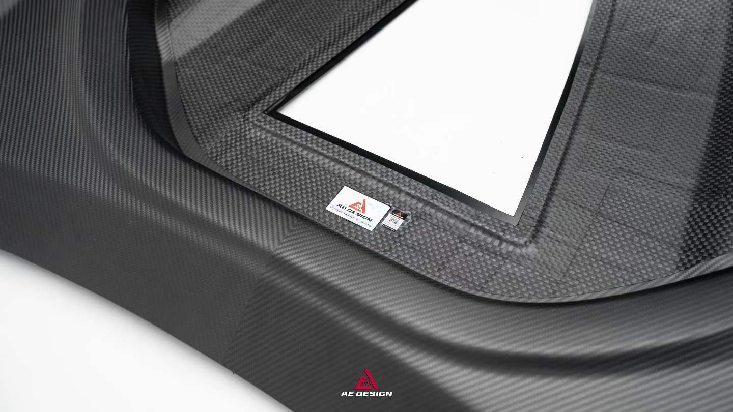 BMW M2 M2CS G87 2023-ON & 2 Series 230i M240i G42 2022-ON with Aftermarket Parts - ART Vented Transparent Glass V2 Style Hood Bonnet Double-sided Dry Pre-preg Carbon Fiber from ArmorExtend