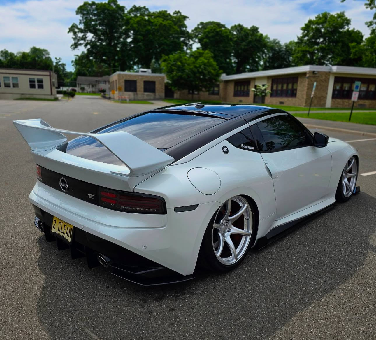 Nissan Z 400Z RZ34 Fairlady 2022-ON with Aftermarket Parts - Rear Spoiler Wing Carbon Fiber / FRP from PROJECT WIDEBODY