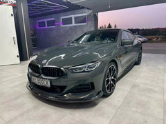 BMW 8 Series M850 840 (With M-Package Bumper) G14 G15 G16 2018 2019 2020 2021 2022 2023 2024 with Aftermarket Parts - Front Lip Pre-preg Carbon Fiber from Karbel Carbon