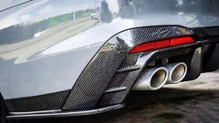 Audi S4 B9.5 2020-ON with Aftermarket Parts - Rear Diffuser & Canards V1 Style Pre-preg Carbon Fiber from Karbel Carbon
