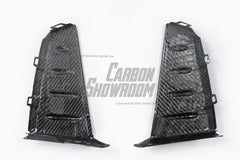 BMW X7 xDrive40i (With M-Package Bumper) M60i ALPINA XB7 LCI G07 2023-ON with Aftermarket Parts - Headlight Valance Trim Pre-preg Carbon Fiber from TAKD Carbon