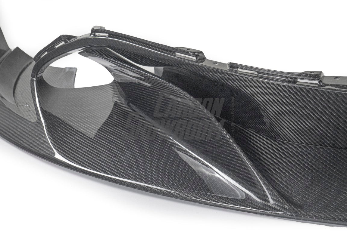 McLaren 720S 2018 2019 2020 2021 2022 2023 with Aftermarket Parts - RF Style Front Lip?Carbon Fiber?from Aero Republic
