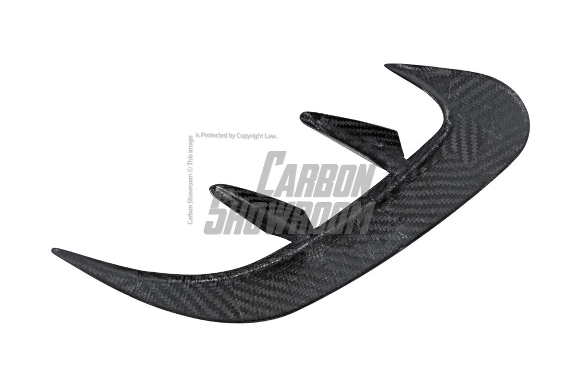 Mercedes Benz A-Class A45 A35 A220 W177 2019-ON with Aftermarket Parts - Rear Bumper Canards Pre-preg Carbon Fiber from TAKD Carbon