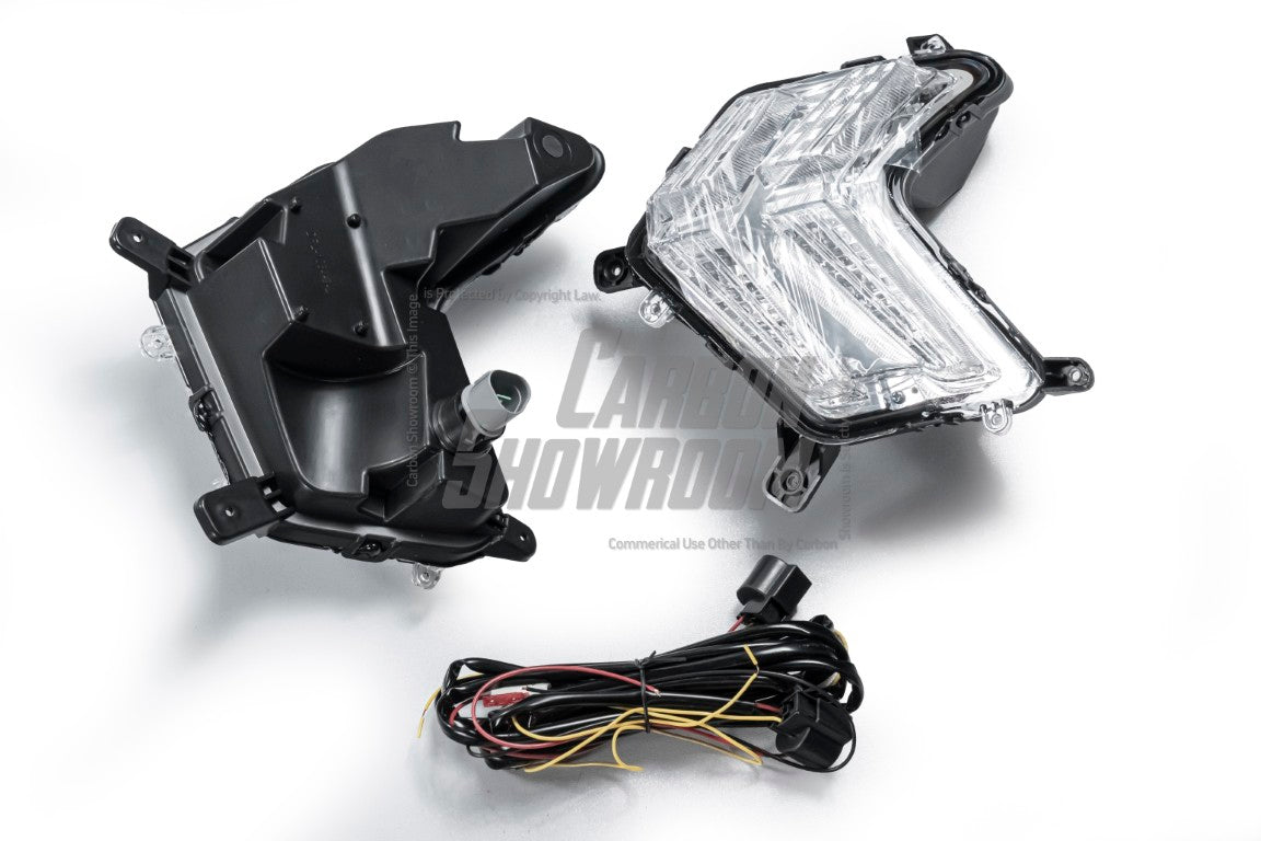 Hyundai Elantra Limited N-Line SE SEL Pre-Facelift CN7 2021 2022 with Aftermarket Parts - N Performance Style Front Bumper PP from EPR USA