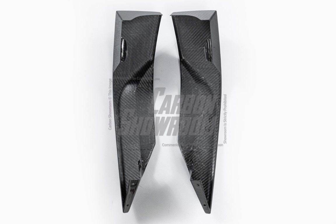 BMW X7 xDrive40i (With M-Package Bumper) M60i ALPINA XB7 LCI G07 2023-ON with Aftermarket Parts - Front Lip Pre-preg Carbon Fiber from TAKD Carbon