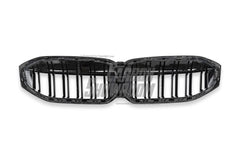 BMW 3 Series 330i M340i LCI G20 G21 2023-ON with Aftermarket Parts - Grill Pre-preg Carbon Fiber from TAKD Carbon