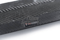 Porsche Panamera 971.2 GTS 2017 2018 2019 2020 2021 2022 2023 with Aftermarket Parts - V1 Front Lip Pre-preg Carbon Fiber from TAKD Carbon
