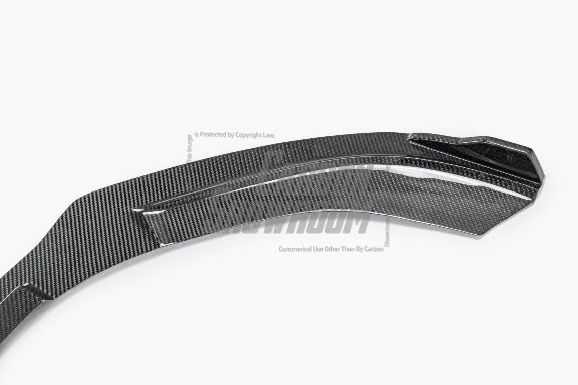 Audi RS3 8V.5 2018 2019 2020 with Aftermarket Parts - Front Lip Pre-preg Carbon Fiber from TAKD Carbon