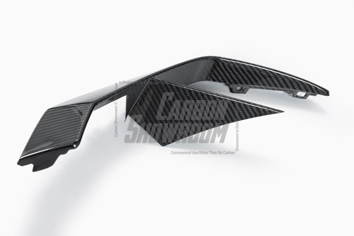 BMW X7 xDrive40i (With M-Package Bumper) M60i ALPINA XB7 LCI G07 2023-ON with Aftermarket Parts - Front Bumper Lower Center Grill Trim Pre-preg Carbon Fiber from TAKD Carbon