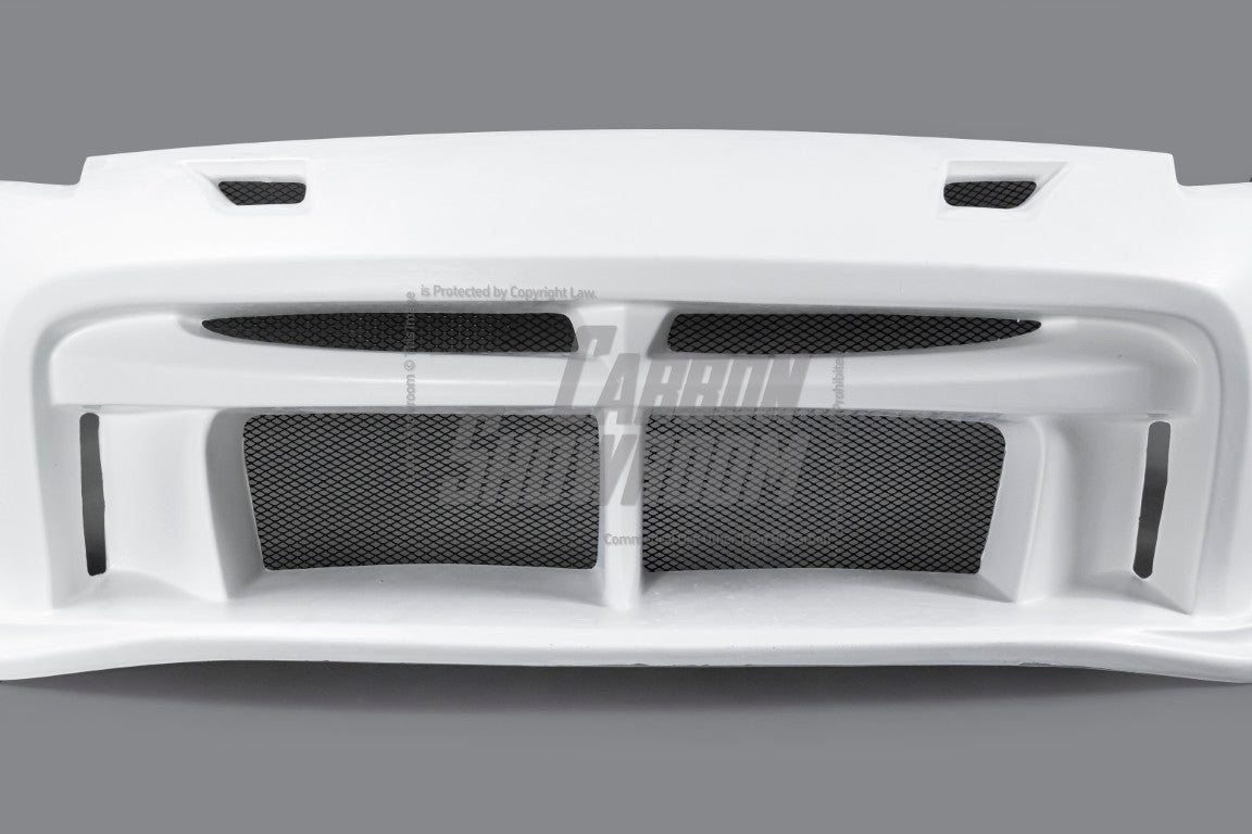 Nissan 370Z Sport Touring Base Fairlady Z Z34 Pre-Facelift 2009 2010 2011 & 370Z Sport Touring Base Fairlady Z Z34 Facelift 2012 2013 2014 2015 2016 2017 2018 2019 2020 & Nismo V1 2009 2010 2011 & Nismo V2 2012 2013 2014 2015 2016 2017 2018 2019 2020 with Aftermarket Parts - Front Bumper Carbon Fiber from EPR USA
