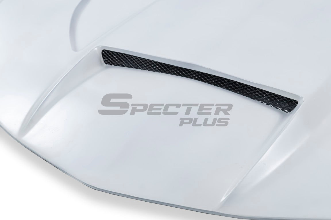 Chevrolet Camaro 6th Gen ZL1 Z/28 2SS 1SS 3LT 2LT 1LT 2LS 1LS 2015 2016 2017 2018 2019 2020 2021 2022 2023 2024 with Aftermarket Parts - Hood Carbon Fiber/FRP from SPECTER PLUS