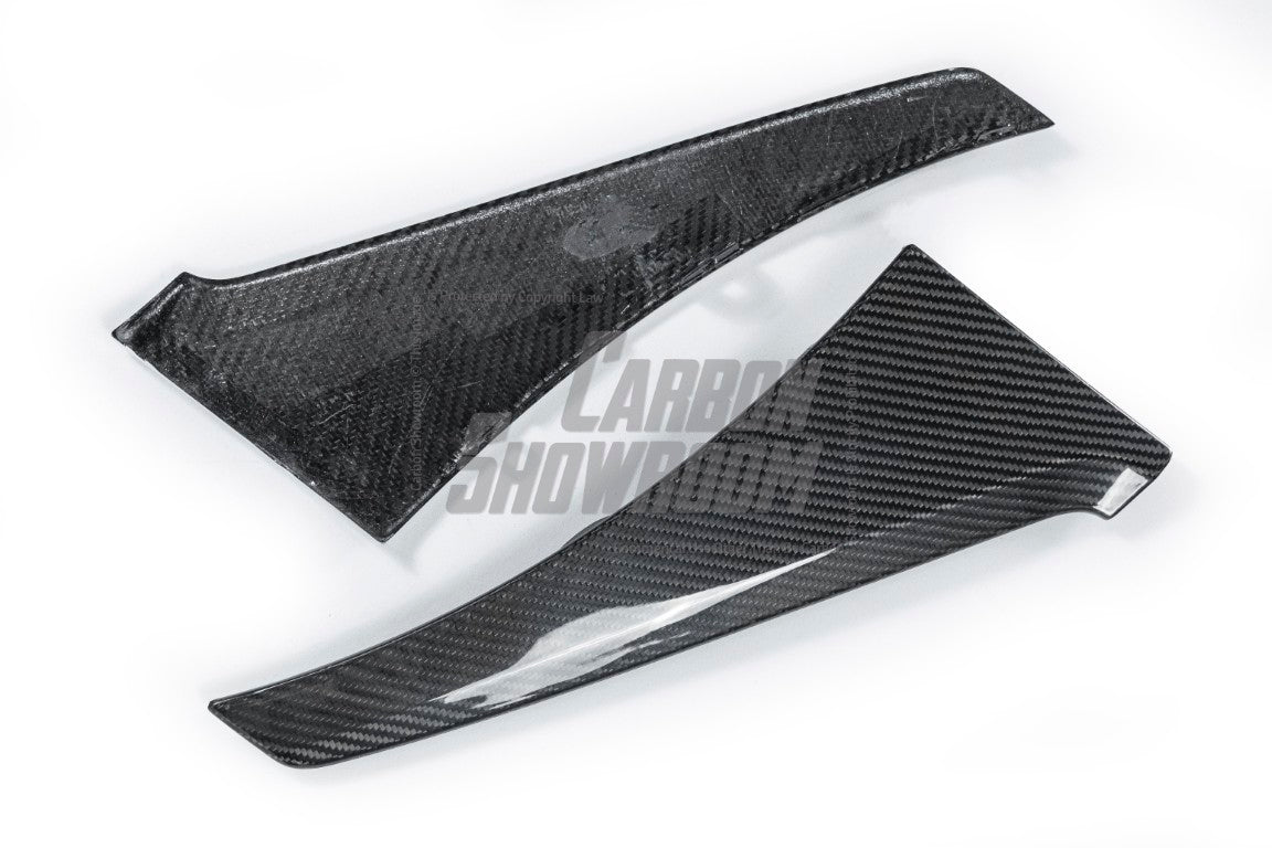 BMW X7 xDrive40i M60i ALPINA XB7 LCI G07 2023-ON with Aftermarket Parts - Headlight Valance Trim Pre-preg Carbon Fiber from TAKD Carbon