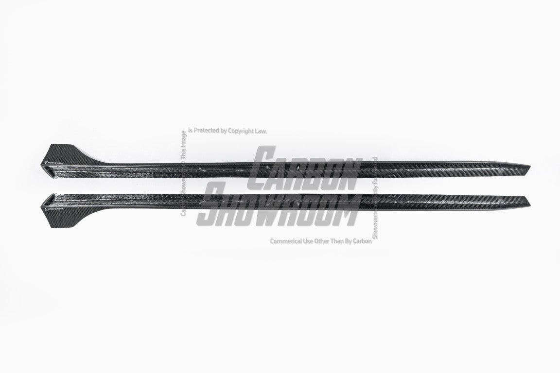TAKD Carbon Carbon Fiber Side Skirts Ver.1 for BMW 3 Series G20 330i M340i 2019-ON - Performance SpeedShop