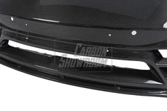 Porsche 718 Cayman / Boxster / GTS 2017-ON with Aftermarket Parts - Front Bumper & Lip Pre-preg Carbon Fiber from TAKD Carbon