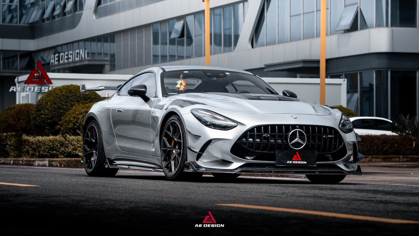 Mercedes Benz AMG GT63 SE Performance/Base C192 2025-ON with Aftermarket Parts - ART Front Canards Dry Pre-preg Carbon Fiber from ArmorExtend