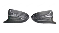 BMW X5 G05 & X6 G06 s/x Drive40/e M60i M50i (does not fit LCI M60 M50) (Fits Both Left Hand Drive & Right Hand Drive) 2019-ON with Aftermarket Parts - Replacement Mirror Caps Dry Pre-preg Carbon Fiber