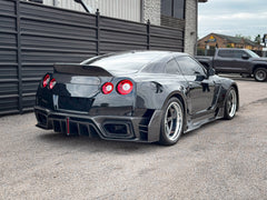 Robot Craftsman "GODZILLA" Widebody Wheel Arches & Side Skirts for Nissan GTR Nismo T-Spec Carbon Fiber/FRP