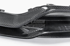 Porsche Cayenne / GTS (does not fit sport design package) 9Y0 9Y3 2018 2019 2020 2021 2022 2023 with Aftermarket Parts - Front Lip Pre-preg Carbon Fiber from TAKD Carbon