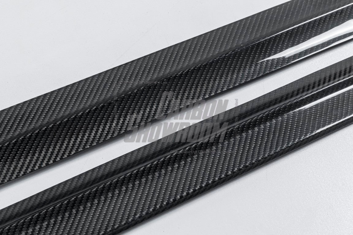 TAKD Carbon Carbon Fiber Side Skirts Ver.1 for BMW 3 Series G20 330i M340i 2019-ON - Performance SpeedShop