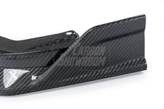 BMW 5 Series 530 540 (with M-package bumper, does not fit base model) & i5 e/x Drive40 (with M-package bumper, does not fit base model) M60 G60 G61 2024-ON with Aftermarket Parts - V1 Style Front Lip Pre-preg Carbon Fiber from TAKD Carbon