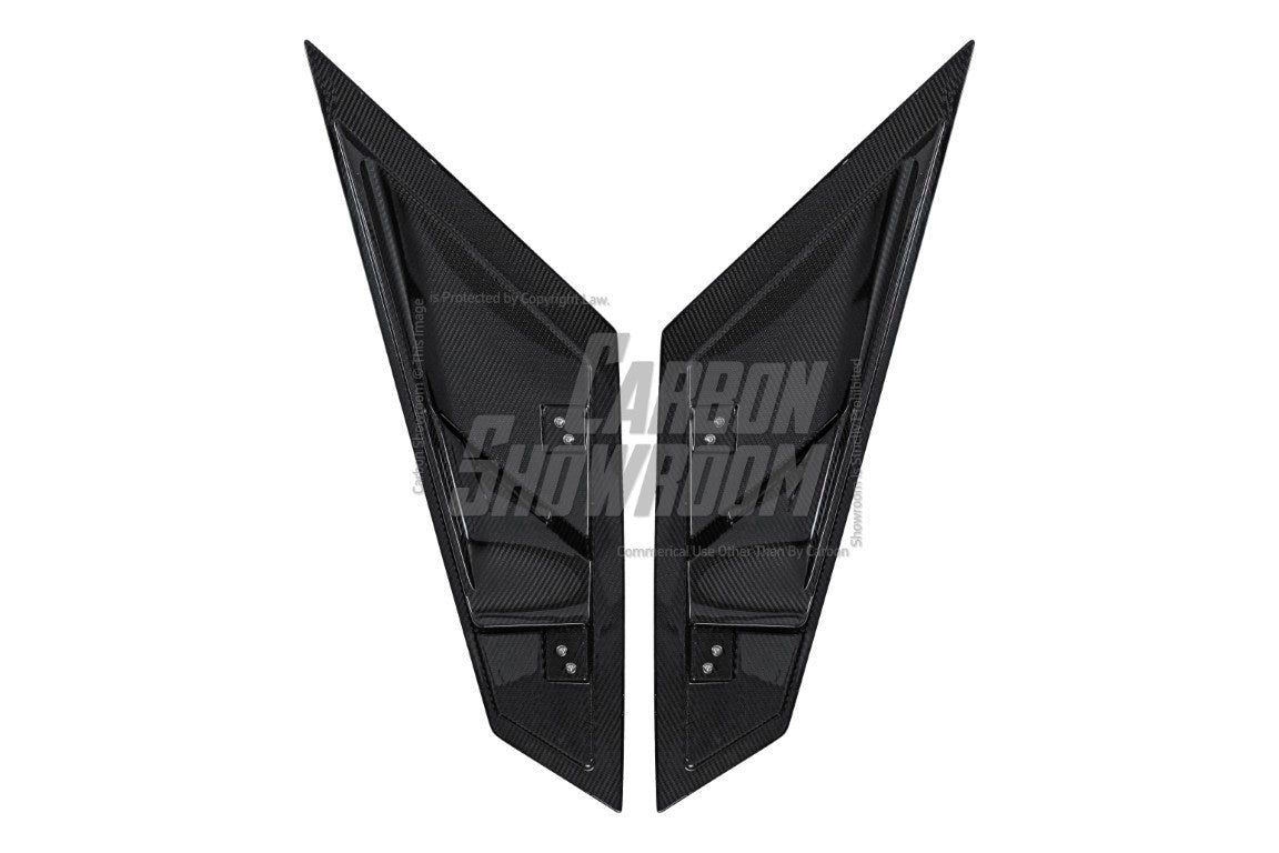 Lamborghini Aventador Base LP700 LP720 S LP740 SV LP750 Ultimate LP780 ?SVJ LP770 2012 2013 2014 2015 2016 2017 2018 2019 2020 2021 2022 2023 with Aftermarket Parts - 1:1 OEM SVJ Style Rear Intake Air Vent Scoop?Carbon Fiber / FRP from Aero Republic