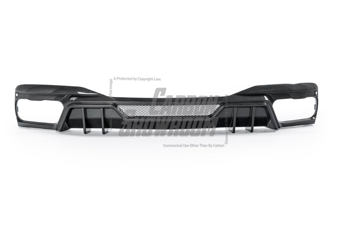 X7 xDrive40i(With M-Package Bumper) xDrive50i M50i M60i G07 2019-ON with Aftermarket Parts - Rear Diffuser & Canards Pre-preg Carbon Fiber from TAKD Carbon