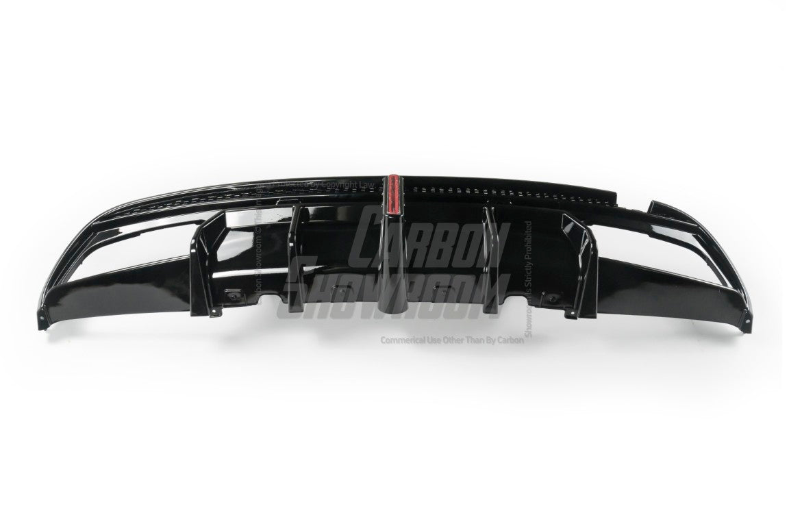 Benz C-Class C63S C63 C43 AMG C300 W205 Sedan (Fits Both Pre-LCI & LCI,C300 requires sport package bumper) 2015-2021 Aftermarket Parts - VTEN Rear Diffuser&Canards ABS