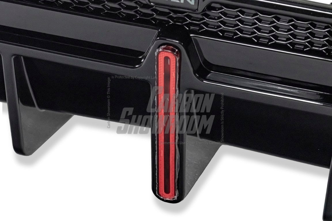 VTEN ABS Gloss Black Rear Diffuser & Canards for BMW 3 Series G20 330i M340i 2023-ON LCI - Performance SpeedShop