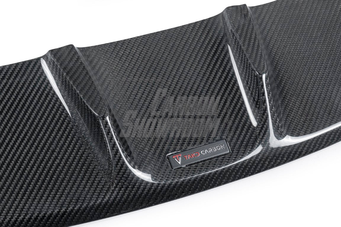 BMW 8 Series 840i (With M-Package Bumper) M850i G14 G15 G16 2018-ON with Aftermarket Parts - V2 Style Carbon Fiber Front Lip from TAKD Carbon