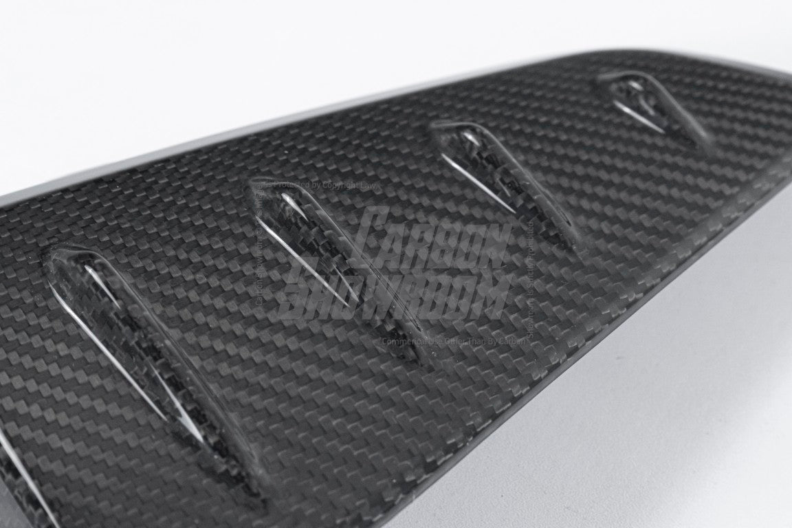 BMW X7 xDrive40i (With M-Package Bumper) M60i ALPINA XB7 LCI G07 2023-ON with Aftermarket Parts - Headlight Valance Trim Pre-preg Carbon Fiber from TAKD Carbon