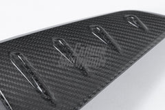 BMW X7 xDrive40i (With M-Package Bumper) M60i ALPINA XB7 LCI G07 2023-ON with Aftermarket Parts - Headlight Valance Trim Pre-preg Carbon Fiber from TAKD Carbon