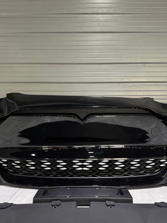 Tesla Model Y / Performance 2021-ON with Aftermarket Parts - Loong Flames Max Front Bumper PP from Yofer USA