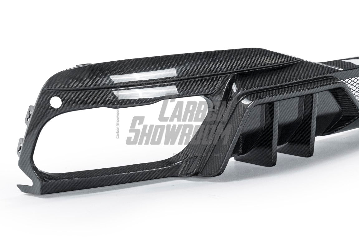 X7 xDrive40i(With M-Package Bumper) xDrive50i M50i M60i G07 2019-ON with Aftermarket Parts - Rear Diffuser & Canards Pre-preg Carbon Fiber from TAKD Carbon