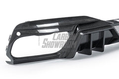 X7 xDrive40i(With M-Package Bumper) xDrive50i M50i M60i G07 2019-ON with Aftermarket Parts - Rear Diffuser & Canards Pre-preg Carbon Fiber from TAKD Carbon