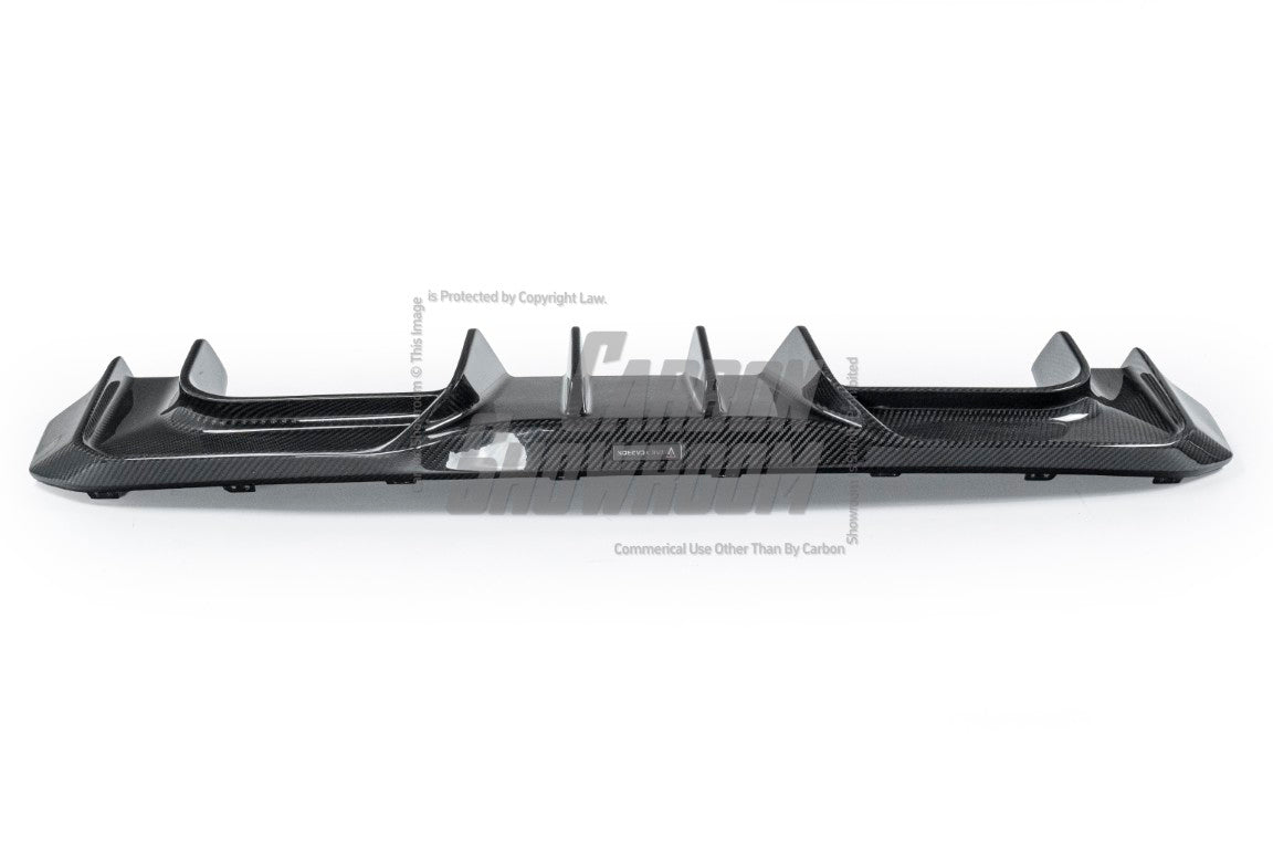BMW M3/M3C G80/G81 2021 2022 2023 2024 & M4/M4C G82/G83 2021 2022 2023 2024 with Aftermarket Parts - V1 Style Rear Diffuser & Canards Pre-preg Carbon Fiber from TAKD Carbon