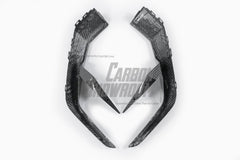 BMW X7 xDrive40i (With M-Package Bumper) M60i ALPINA XB7 LCI G07 2023-ON with Aftermarket Parts - Front Bumper Lower Center Grill Trim Pre-preg Carbon Fiber from TAKD Carbon