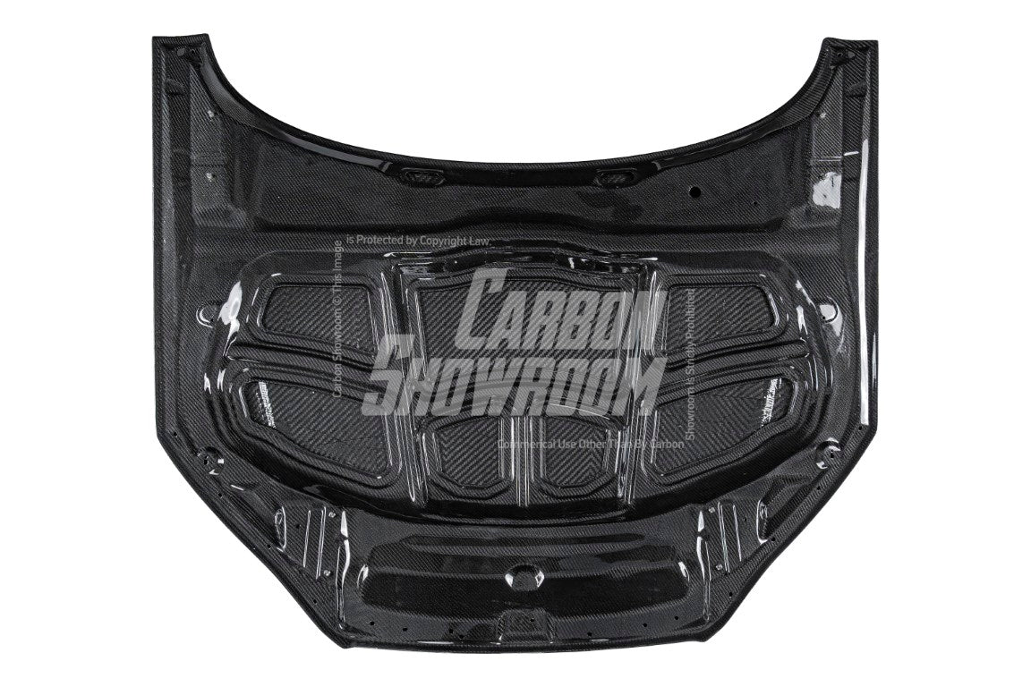 Audi RS5 S5 A5 B9/B9.5 2017 2018 2019 2020 2021 2022 2023 2024 with Aftermarket Parts - Hood Bonnet Pre-preg Carbon Fiber from TAKD Carbon