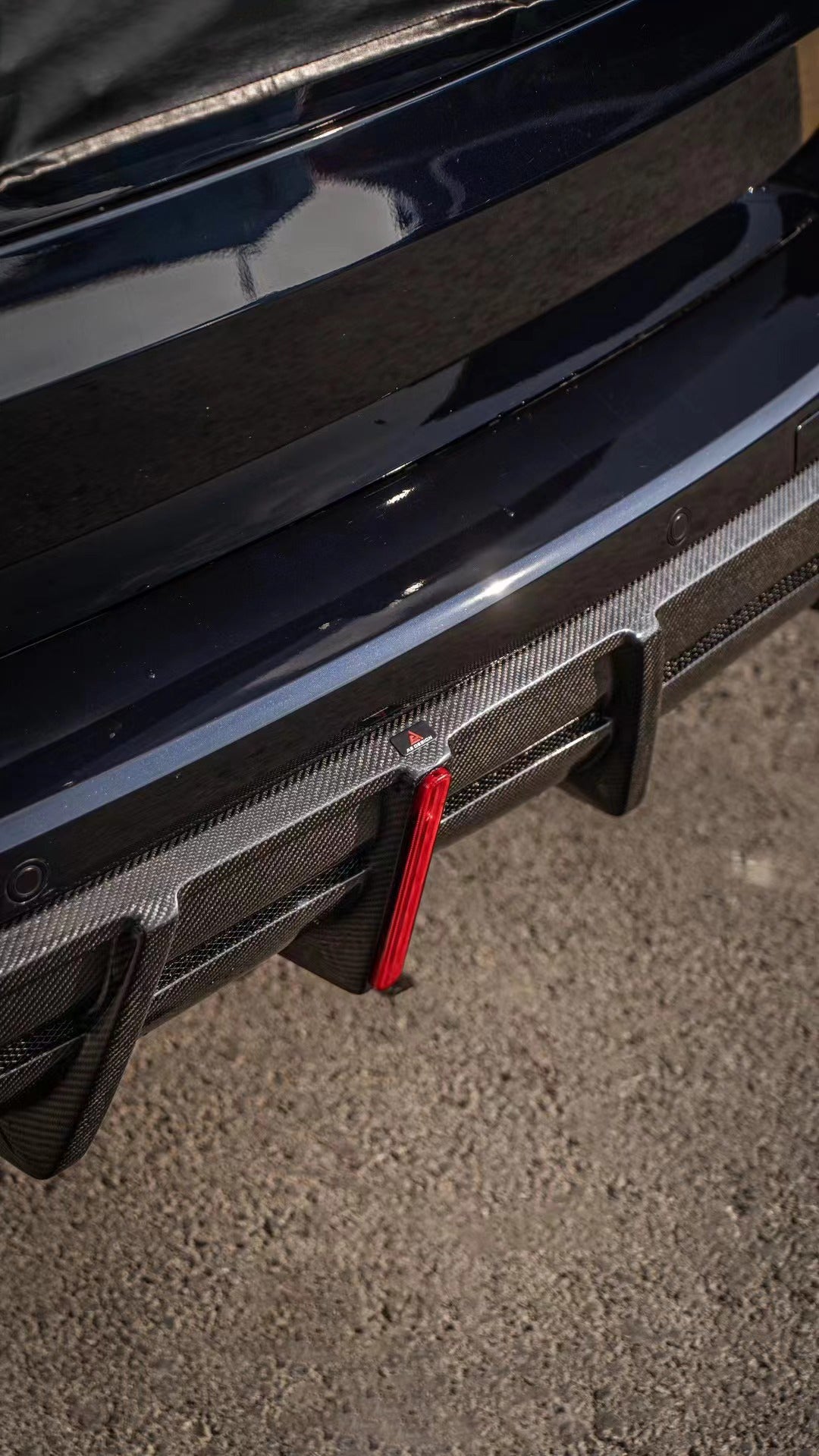 BMW X5 G05 M50i X/S Drive 40i (with M-Package) (Fits Both Pre-LCI & LCI) 2019 2020 2021 2022 2023 2024 with Aftermarket Parts -?AE Style Rear Diffuser Carbon Fiber from?ArmorExtend