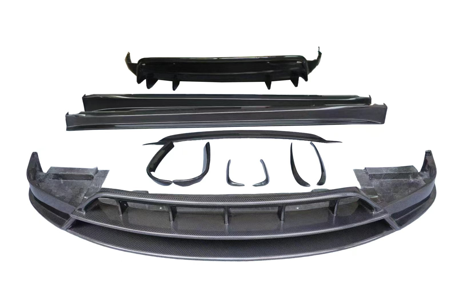 Tesla Model X P100D 100D 90D 75D 60D Performance Long Range Base 2016 2017 2018 2019 2020 2021 with Aftermarket Parts - RZ Style Full Body Kit Carbon Fiber from Aero Republic