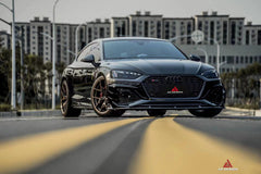 Audi RS5 B9.5 2020 2021 2022 2023 2024 with Aftermarket Parts - AE Style Front Canards Carbon Fiber from ArmorExtend
