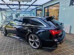 Audi RS6 C8 2020-ON & RS7 C8 2020-ON With Aftermarket Parts - Side Skirts Pre-preg Carbon Fiber from Karbel Carbon