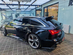 Audi RS6 C8 2020-ON & RS7 C8 2020-ON With Aftermarket Parts - Side Skirts Pre-preg Carbon Fiber from Karbel Carbon
