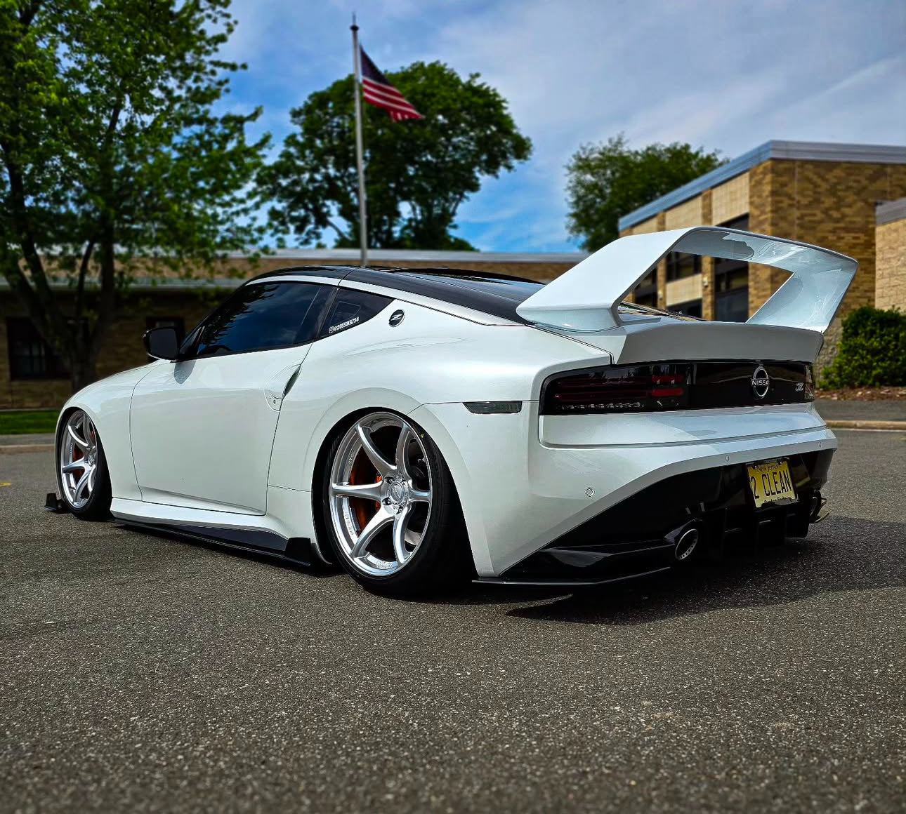 Nissan Z 400Z RZ34 Fairlady 2022-ON with Aftermarket Parts - Rear Spoiler Wing Carbon Fiber / FRP from PROJECT WIDEBODY