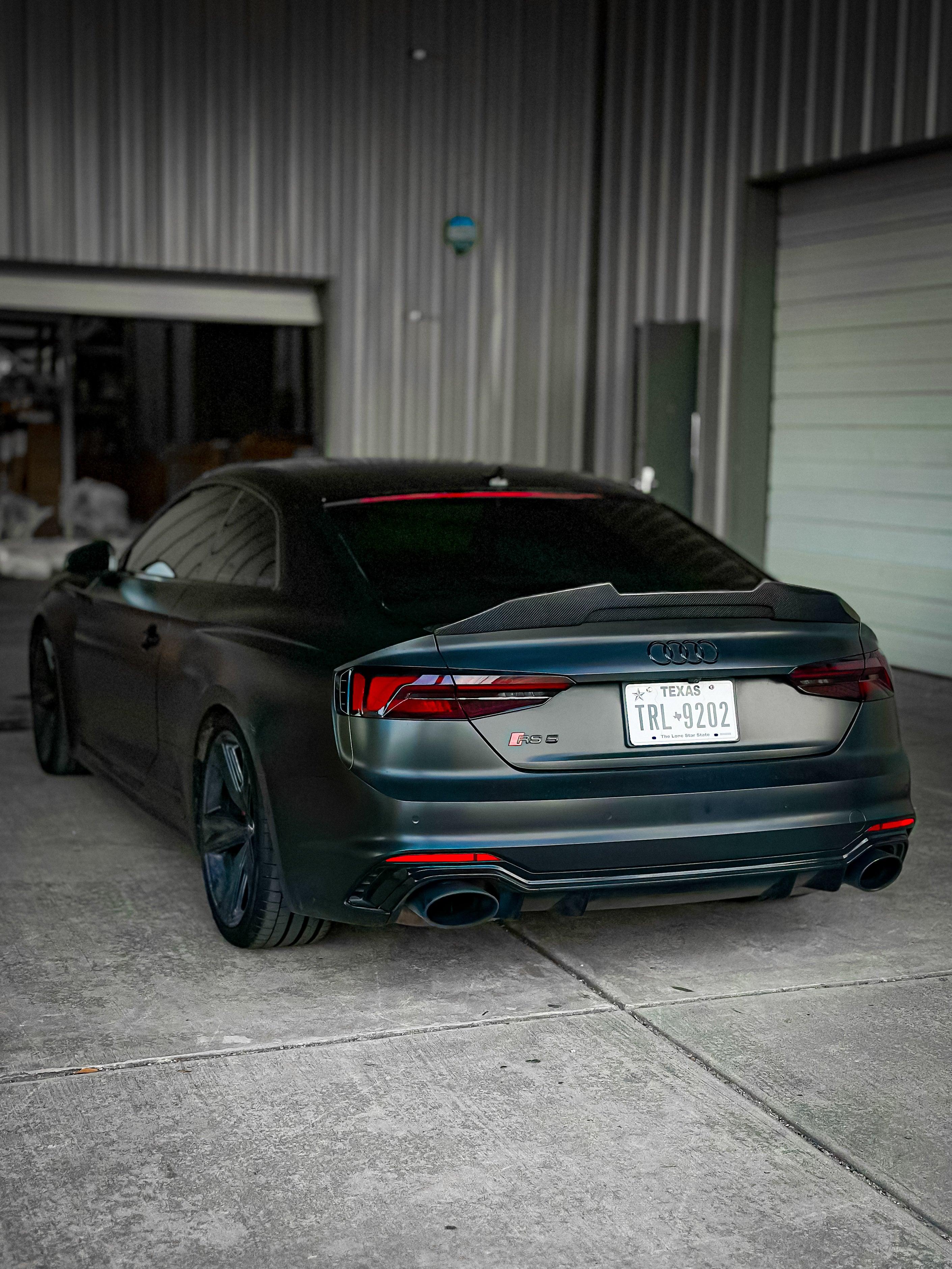 Aero Republic Carbon Fiber Rear Spoiler AR Style for Audi A5 S5 RS5 B9 B9.5 2017-ON