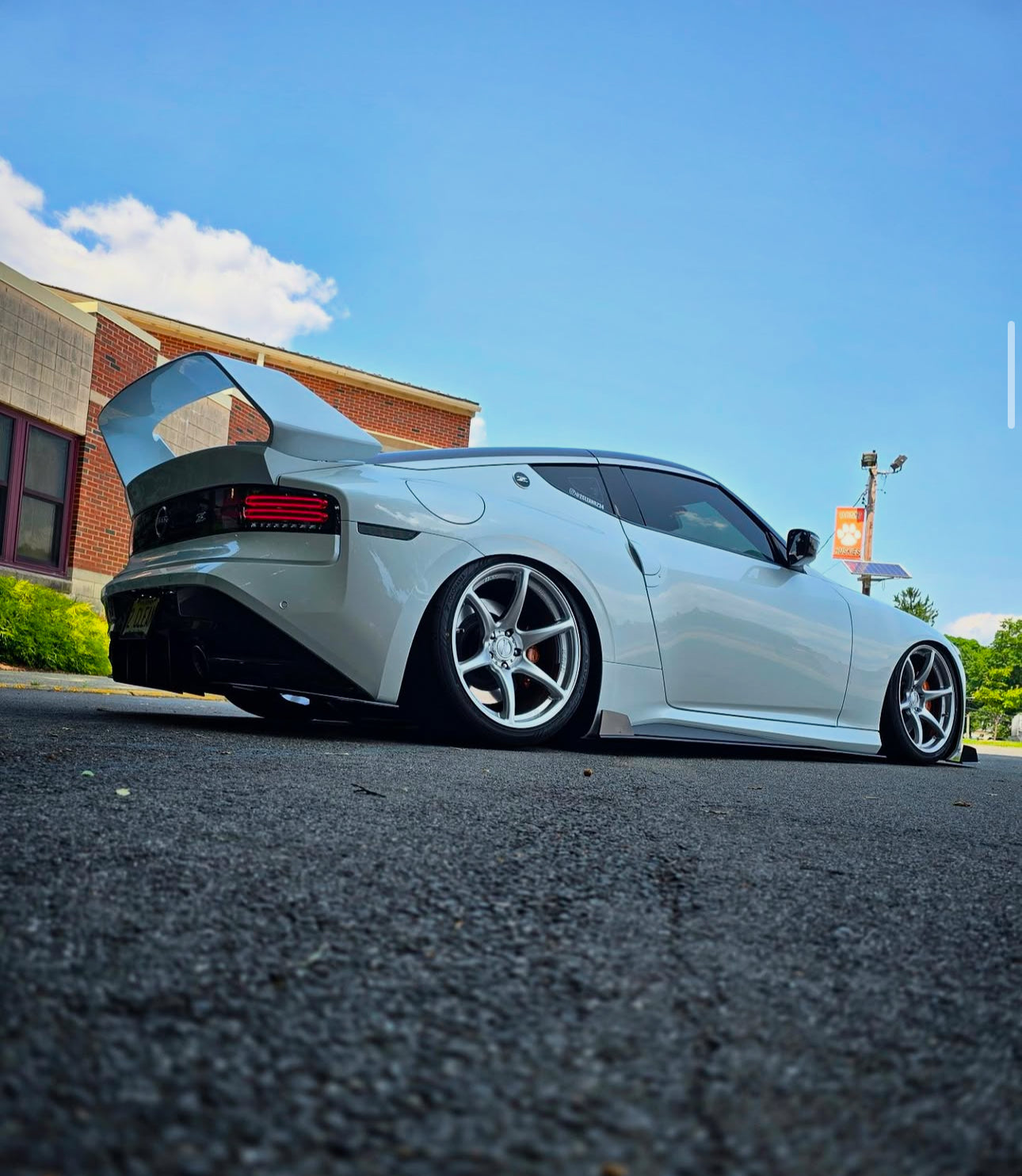 Nissan Z 400Z RZ34 Fairlady 2022-ON with Aftermarket Parts - Rear Spoiler Wing Carbon Fiber / FRP from PROJECT WIDEBODY